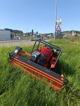 Alpenmäh PMK 1200 Ferngesteuerter Y Schlegelmulcher mit Hybrid Antrieb